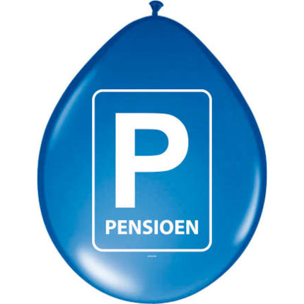 Palloncini per il pensionamento 30cm 8pz