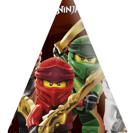 Cappelli da festa Lego Ninjago 6 pezzi