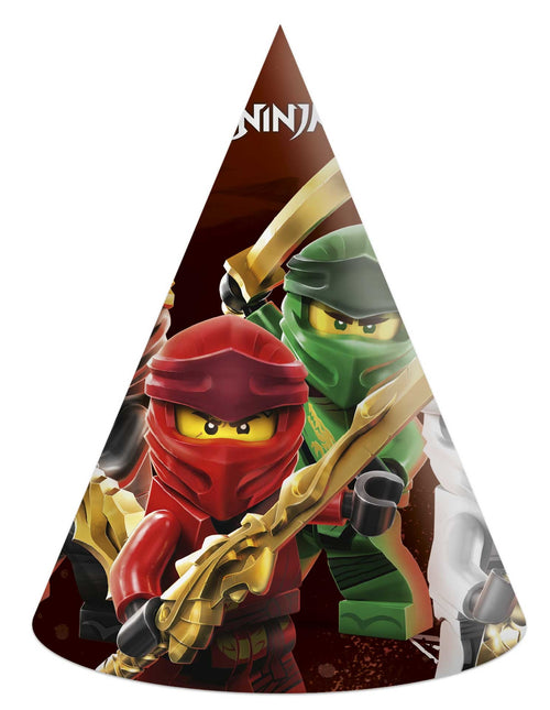 Cappelli da festa Lego Ninjago 6 pezzi