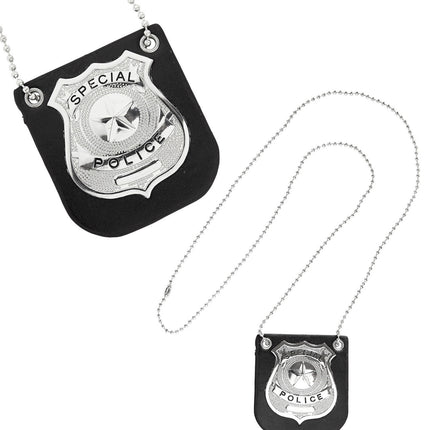 Collana Police Nero Argento