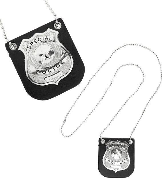 Collana Police Nero Argento