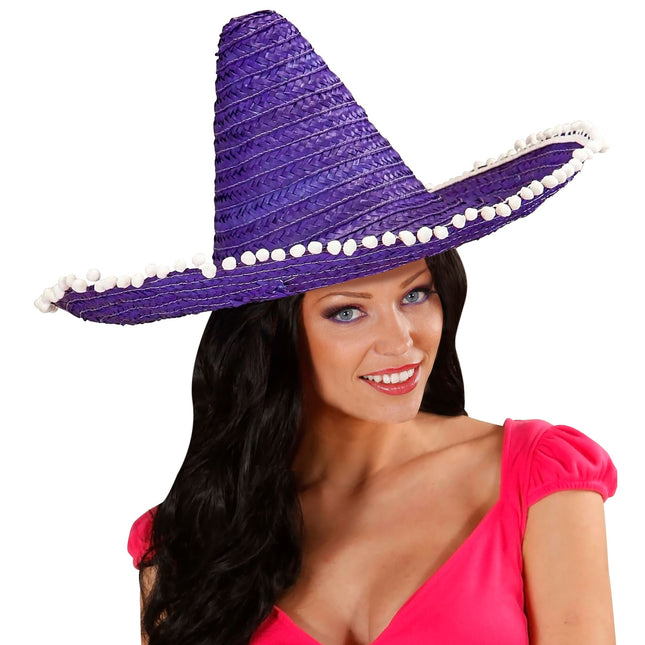 Sombrero blu viola 50 cm