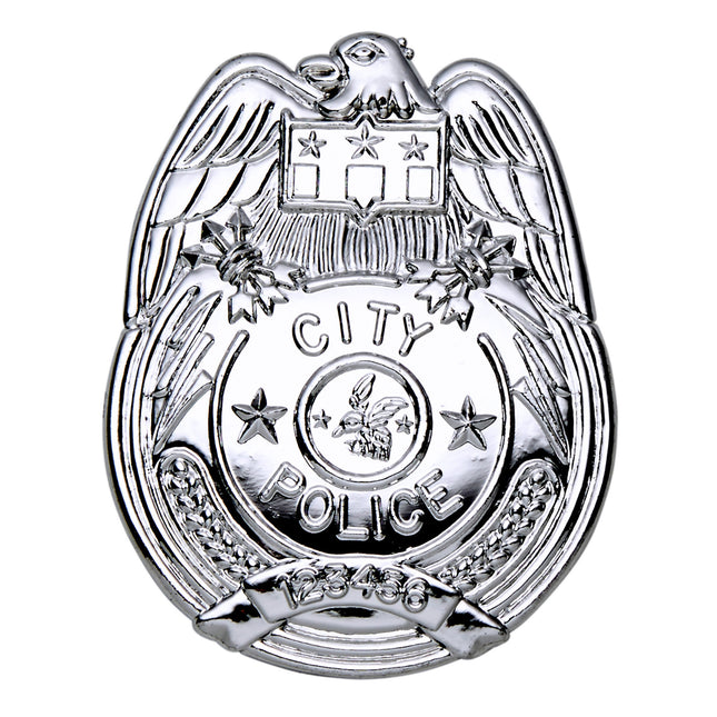 Distintivo della polizia in argento