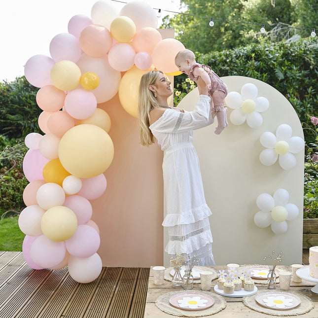 Palloncini Baby Shower Margherite 5 pezzi