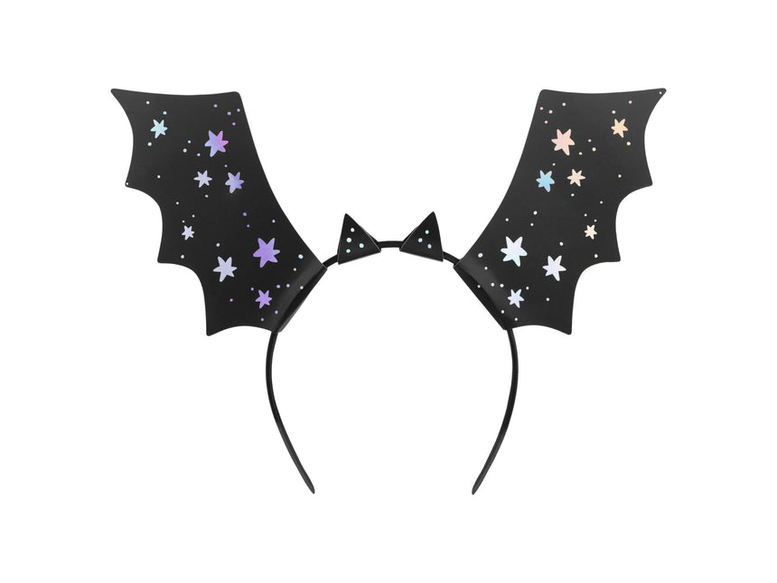 Cerchietto per capelli Halloween Bat 23 cm