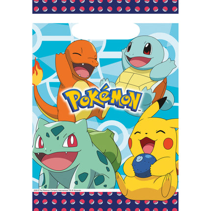 Sacchetti di condivisione Pokemon 23,4 cm 8 pezzi