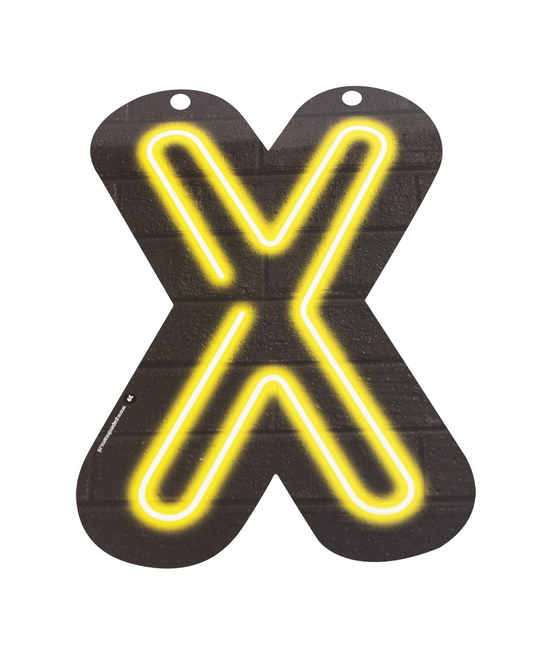 Lettera neon X 24 cm