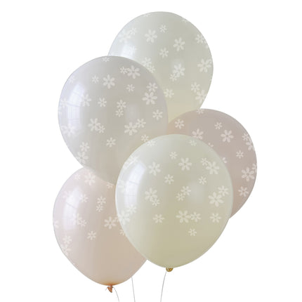 Palloncini Baby Shower Margherite 5 pezzi