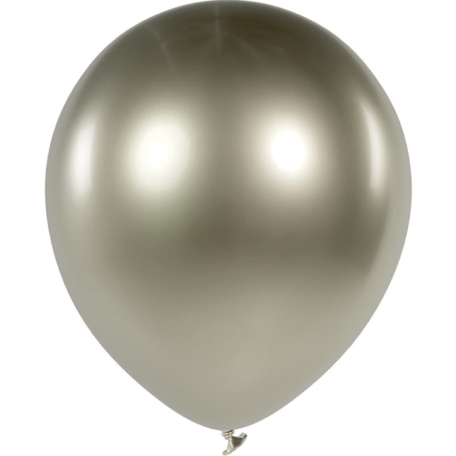 Palloncini Oro Champagne Cromo 33cm 50pz