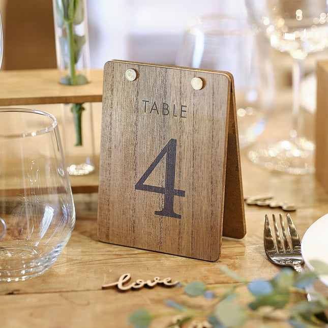 Numeri da tavolo per matrimonio 13,7 cm 12 pezzi
