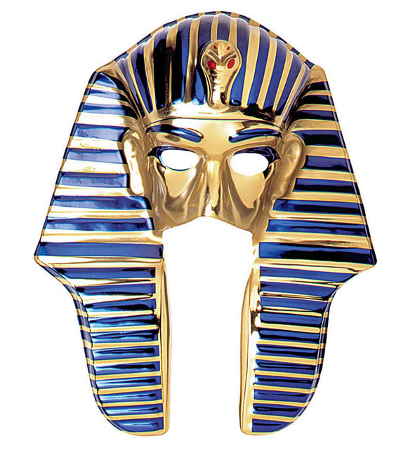 Maschera d'oro blu egiziana