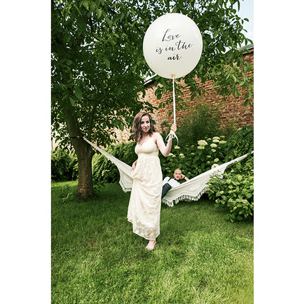 Palloncino bianco Love Is In The Air 90 cm