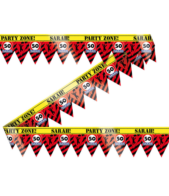 Sarah Barrier Ribbon 50 years Traffic sign 12m