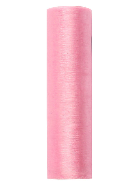 Tessuto Organza rosa chiaro 16cm 9m