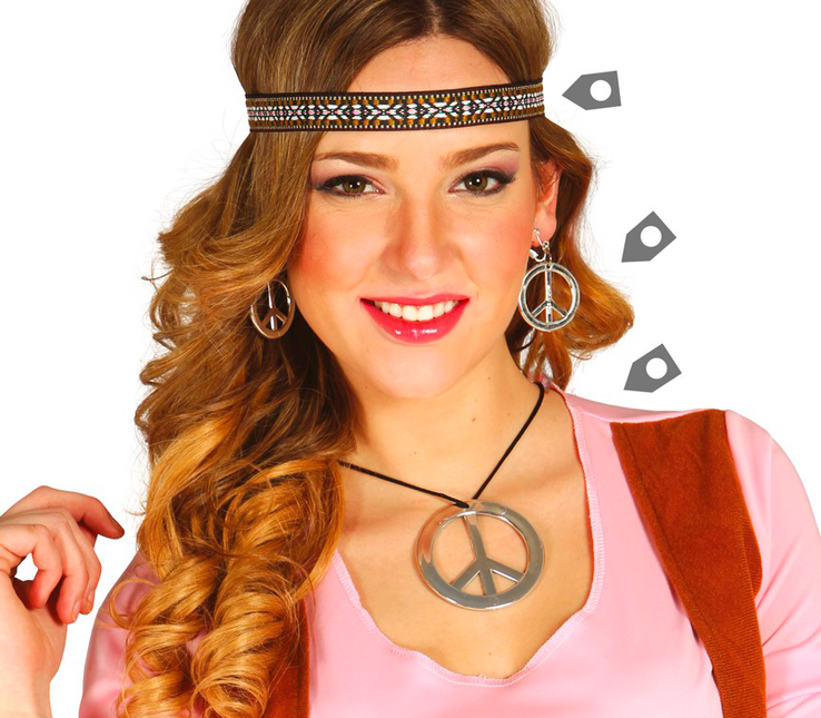 Set Hippie Peace 3 pezzi