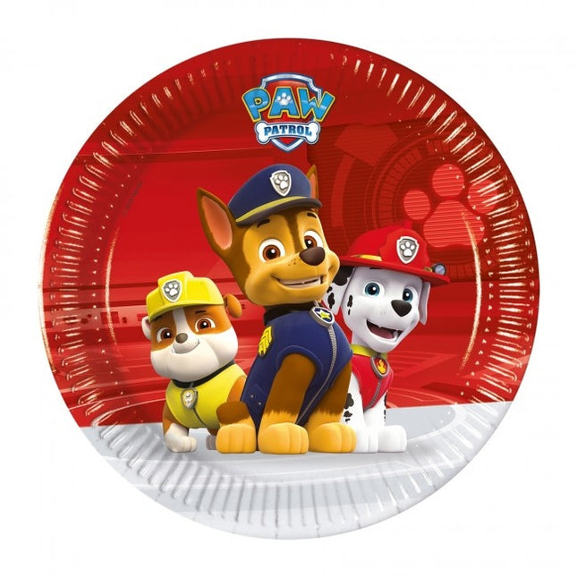 Piatti Paw Patrol 20 cm 8 pezzi