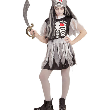 Vestito Halloween Ragazza Pirata