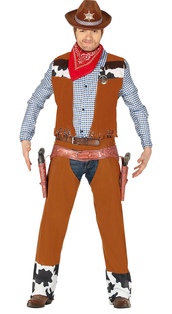 Costume da cowboy marrone