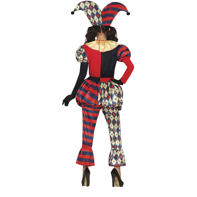 Costume di Halloween da Arlecchino Donna horror