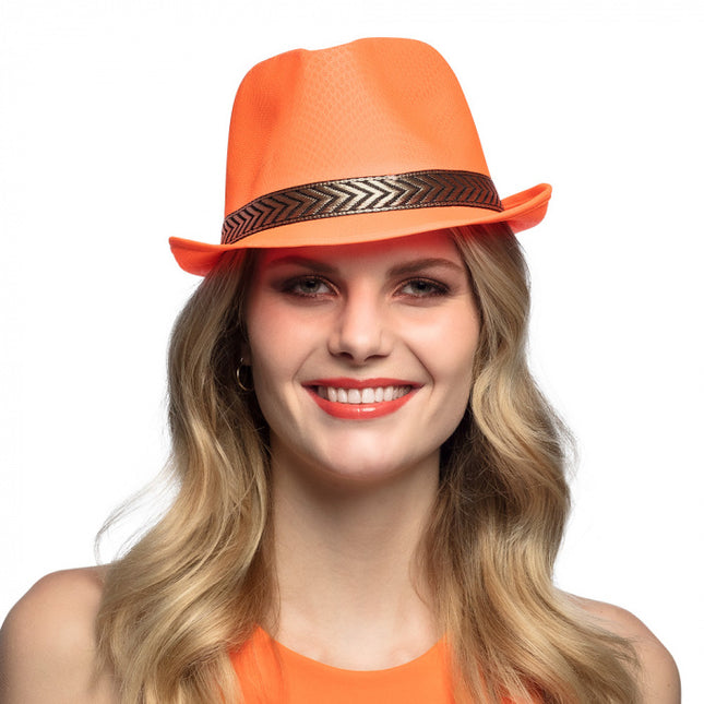 Cappello Arancione Neon