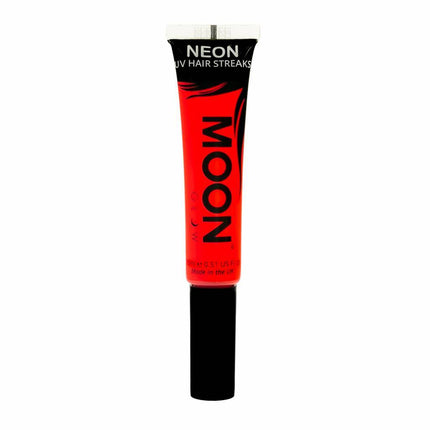 Moon Glow Neon UV Strisce per capelli rosso intenso