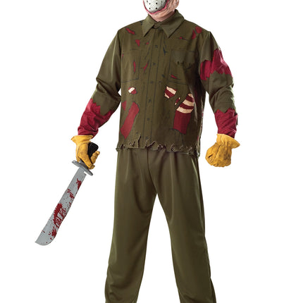 Costume di Halloween Jason Verde XL