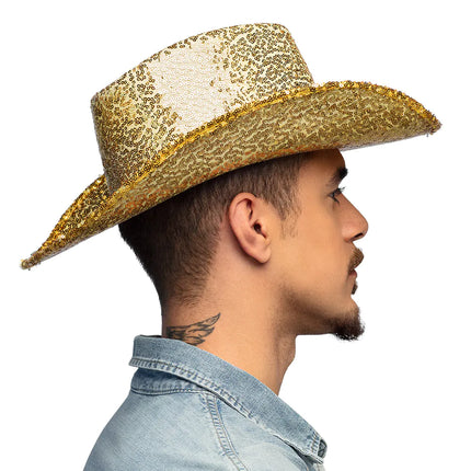 Cappello da cowgirl oro