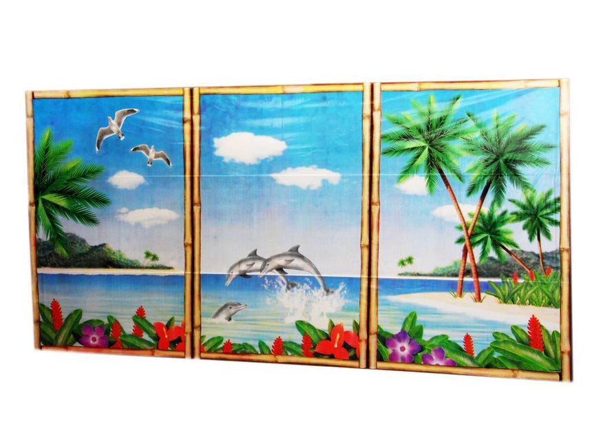 Decorazione murale Hawaii Deluxe 3 pezzi