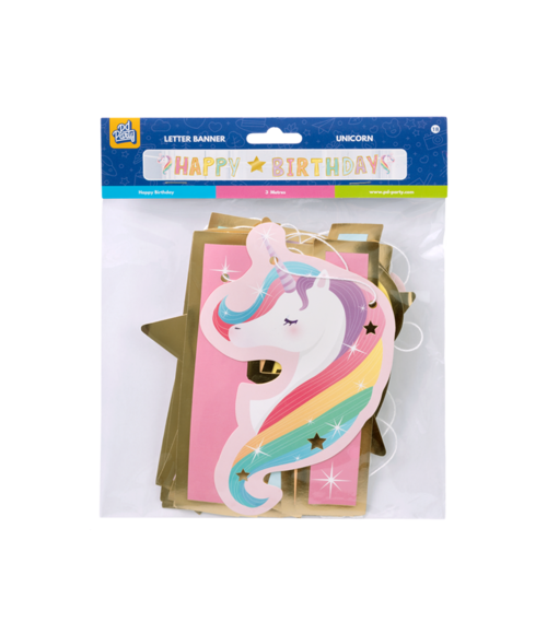 Buon compleanno Letterslinger Unicorn 2.5m