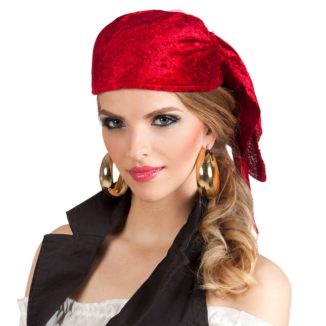 Bandana pirata rossa