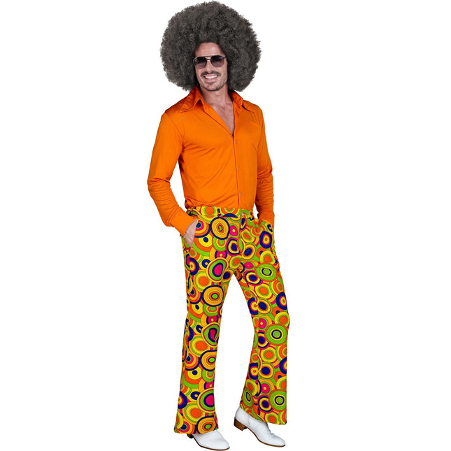 Pantaloni Disco 70S Uomo