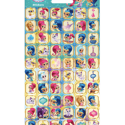 Foglio di adesivi Shimmer and Shine