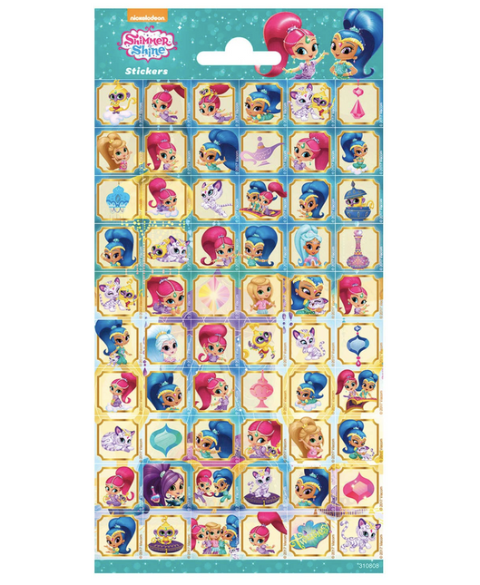 Foglio di adesivi Shimmer and Shine