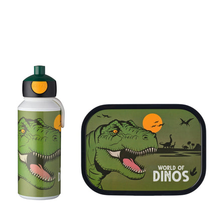 Set pranzo Campus Bottiglia+Lunchbox Dino