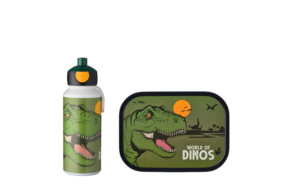 Set pranzo Campus Bottiglia+Lunchbox Dino