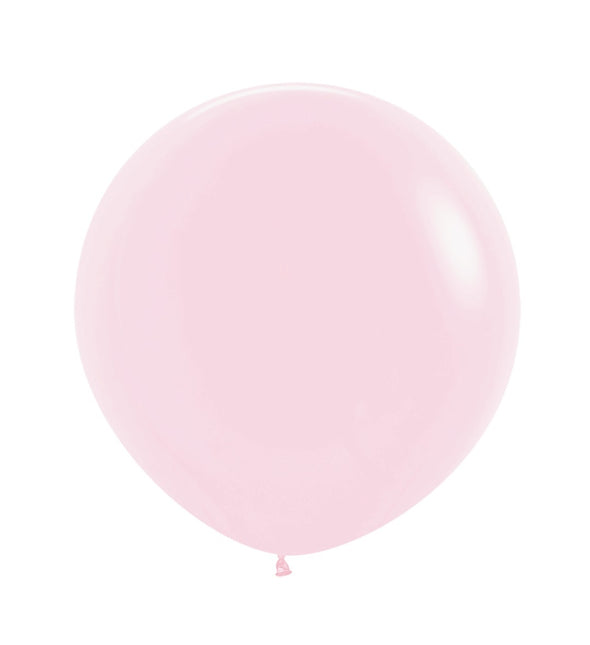 Palloncini rosa pastello opachi 61cm 10pz