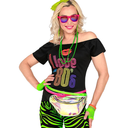 Set di accessori Neon 80S Verde 5 pezzi