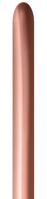 Palloncini da modellare Reflex Rose Gold 5cm 152cm 50pz