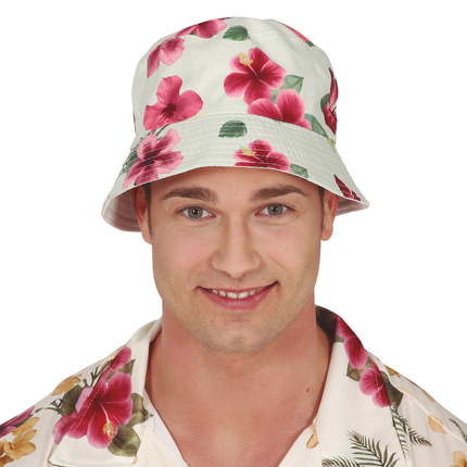 Cappello a fiori hawaiano