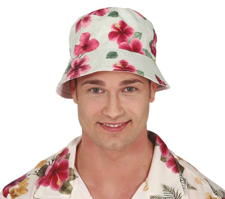 Cappello a fiori hawaiano