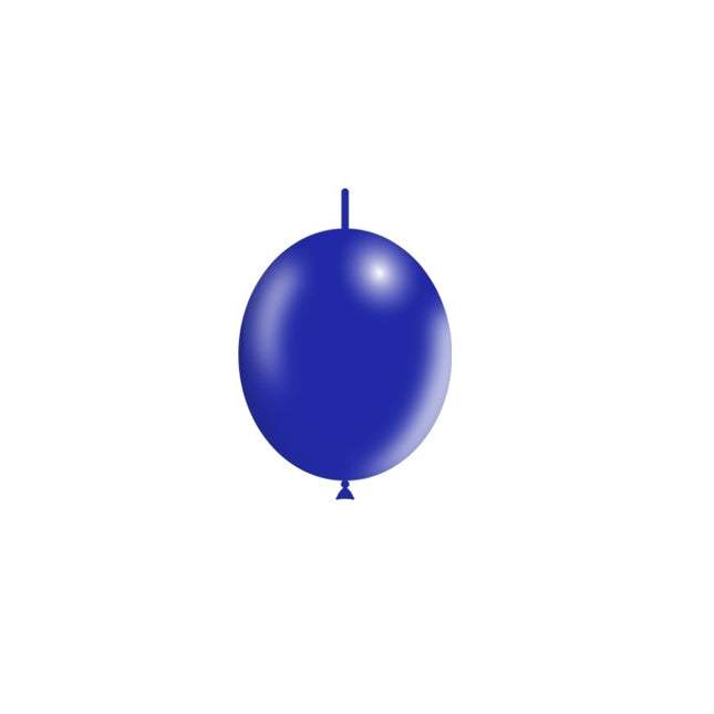 Palloncini Button blu scuro 15cm 100pz