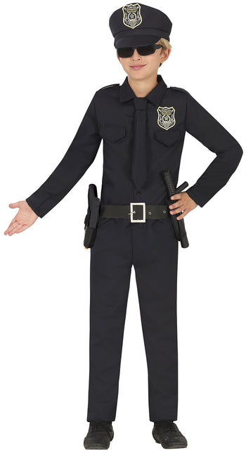 Costume da poliziotto ragazzo nero