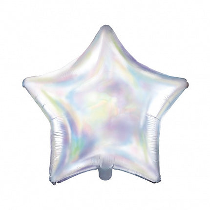 Palloncino ad elio Star Pearl 48 cm vuoto