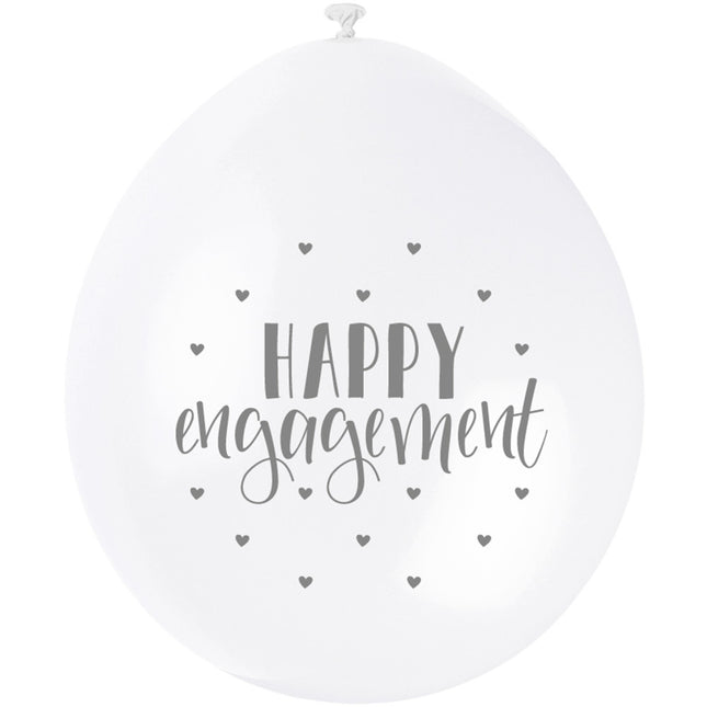 Palloncini di fidanzamento Happy Engagement 28cm 10pz