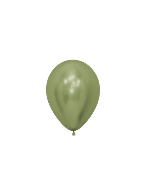 Palloncini Reflex Verde Lime 12cm 50pz