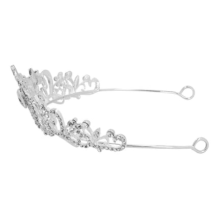 Tiara d'argento in metallo