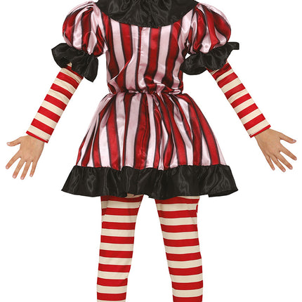 Costume di Halloween Ragazza Clown Giocattolo