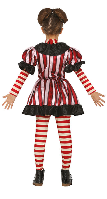 Costume di Halloween Ragazza Clown Giocattolo