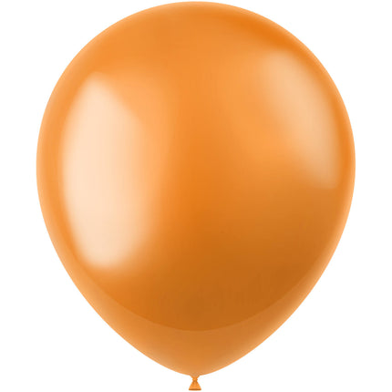 Palloncini arancioni Metallic Marigold Orange 33cm 10pz