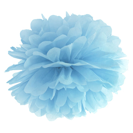 Pompon azzurro 35 cm